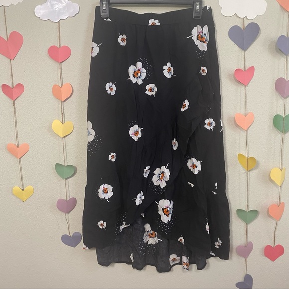 Floral midi high low dress. Size: small w48 - Picture 14 of 14